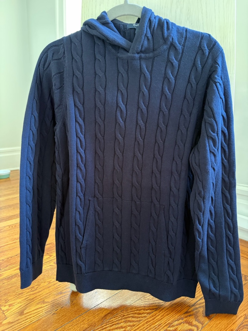 Brooks Brothers Kids XL Blue Cable Knit Sweater